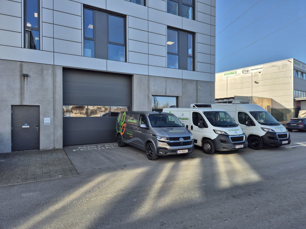 Foto Autos und Lagerhalle